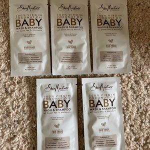 8 Shea Moisture Baby Wash & Shampoo samples